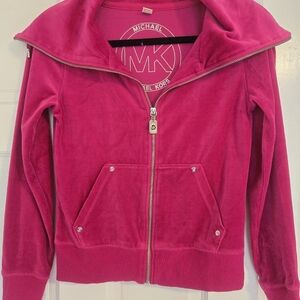 Michael Kors Women Fuchsia Hoodie